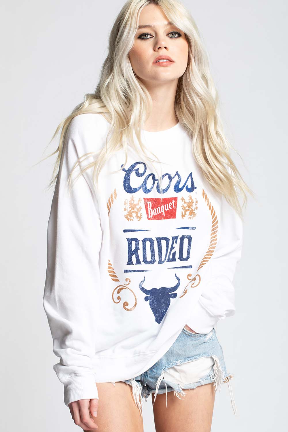 Coors Banquet Oversized Vintage Sweatshirt