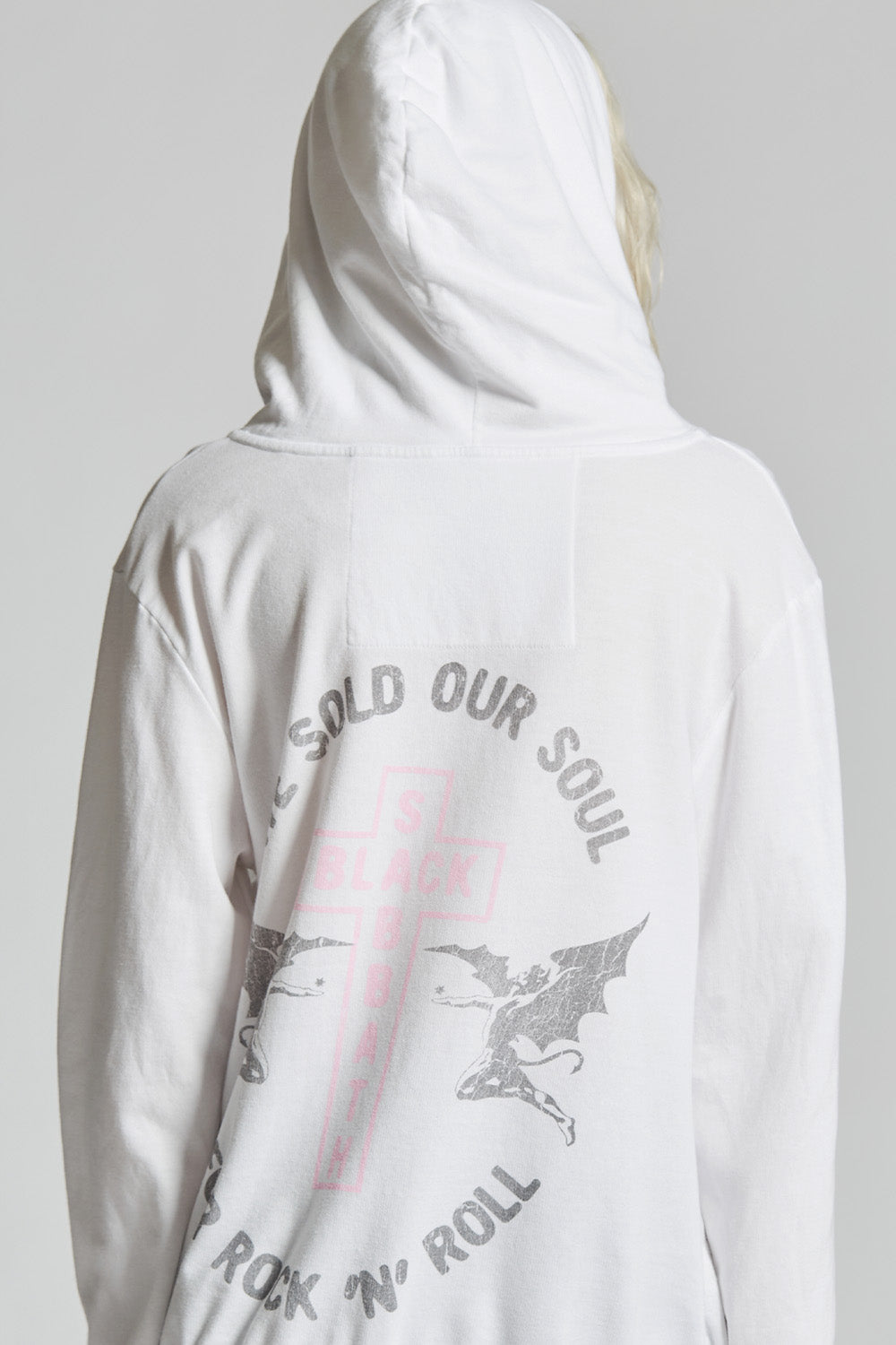 Black Sabbath Hoodie – Sabbath Bloody Sabbath Graphic Sweatshirt (White)