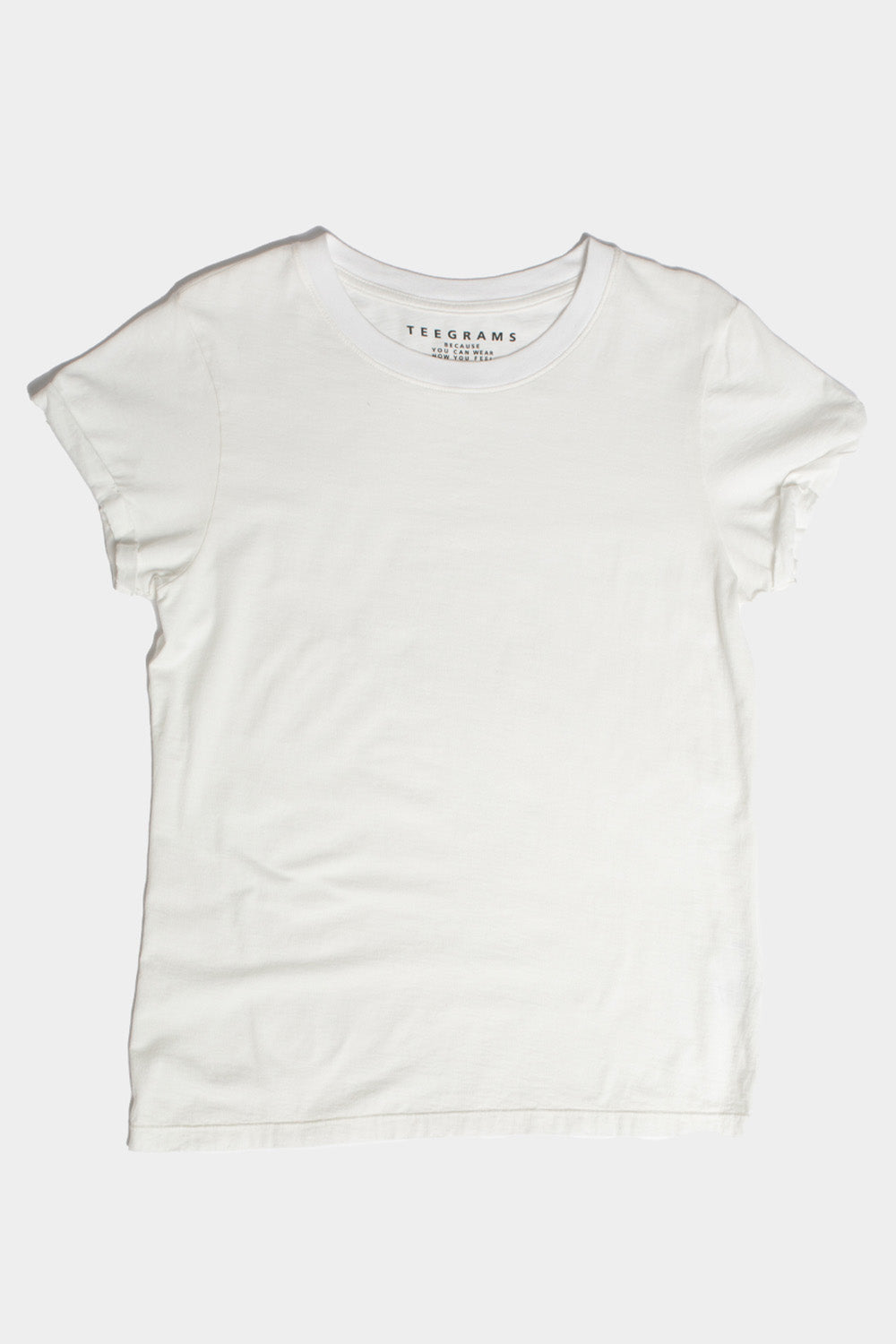 White Fitted Tee