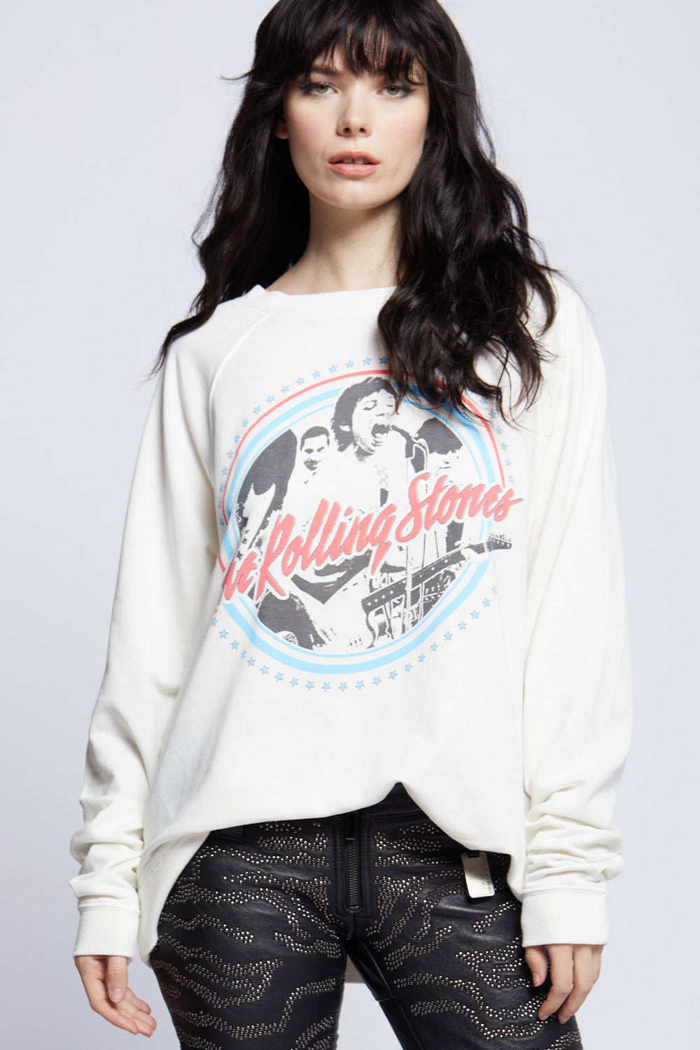 The Rolling Stones Oversized Vintage Concert Sweatshirt