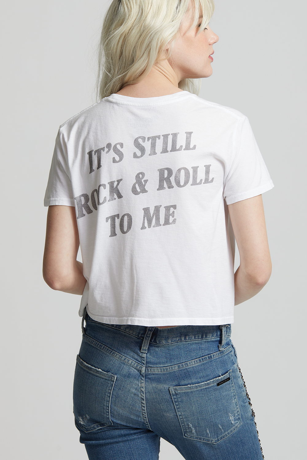 Billy Joel Rock & Roll Crop Tee