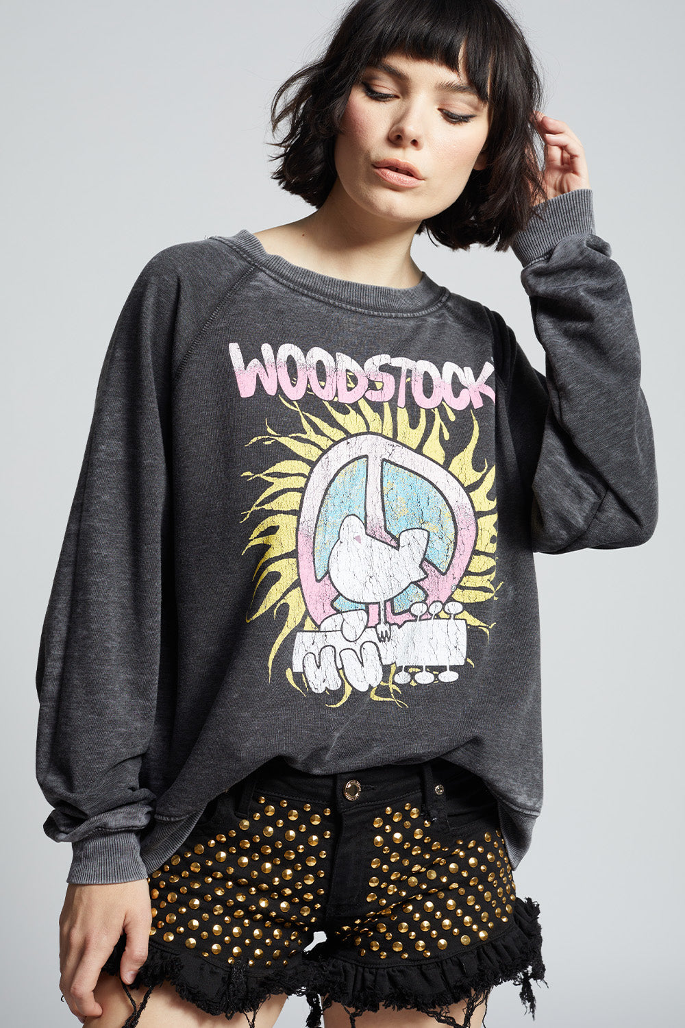 Woodstock 1969 Oversized Vintage Sweatshirt
