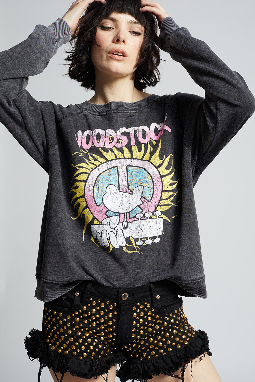 Woodstock 1969 Oversized Vintage Sweatshirt