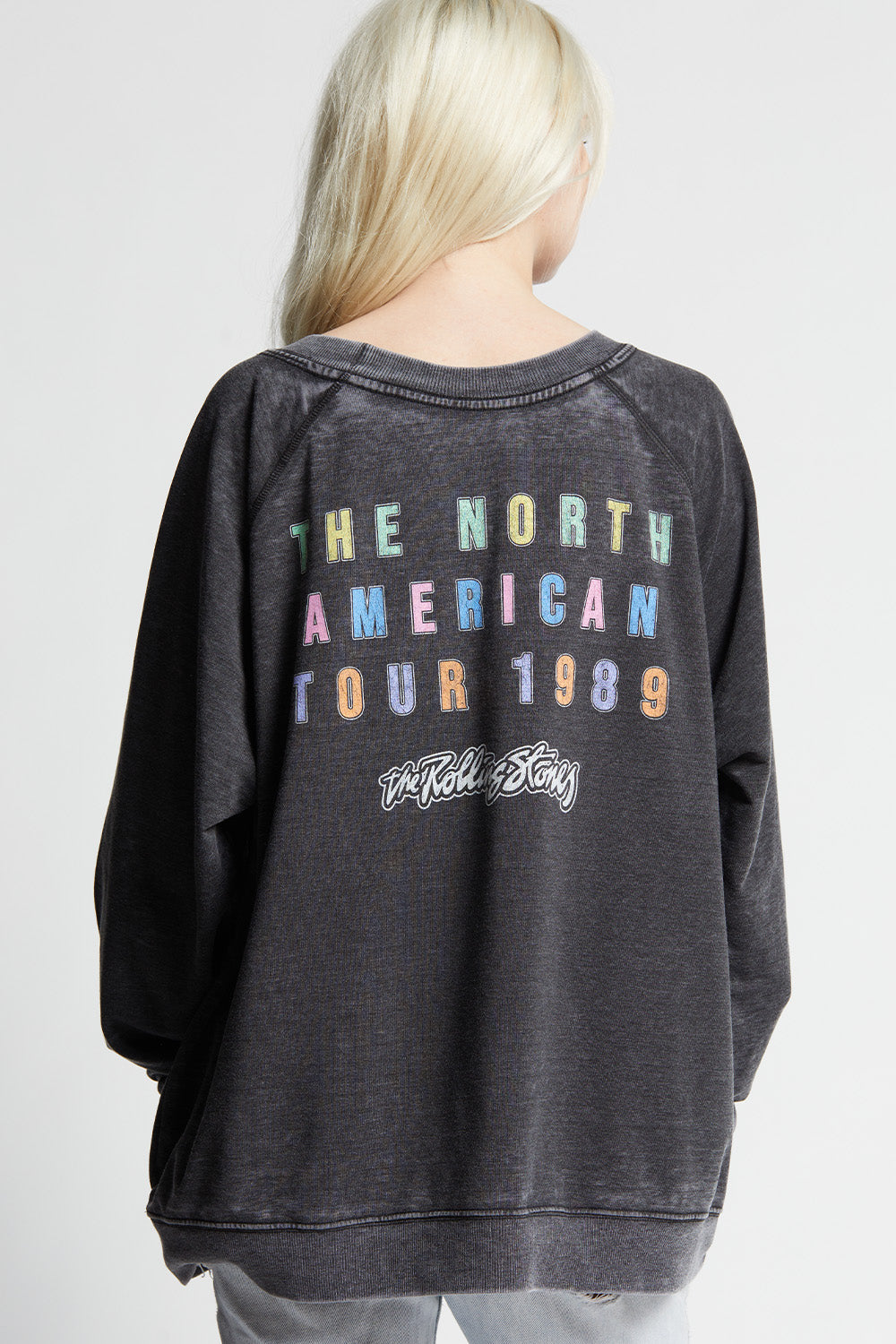 The Rolling Stones Steel Wheels Tour Oversized Sweatshirt