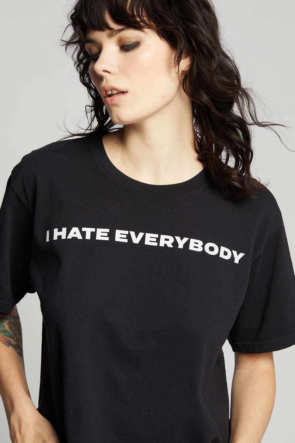 I Hate Everybody Cropped Tee