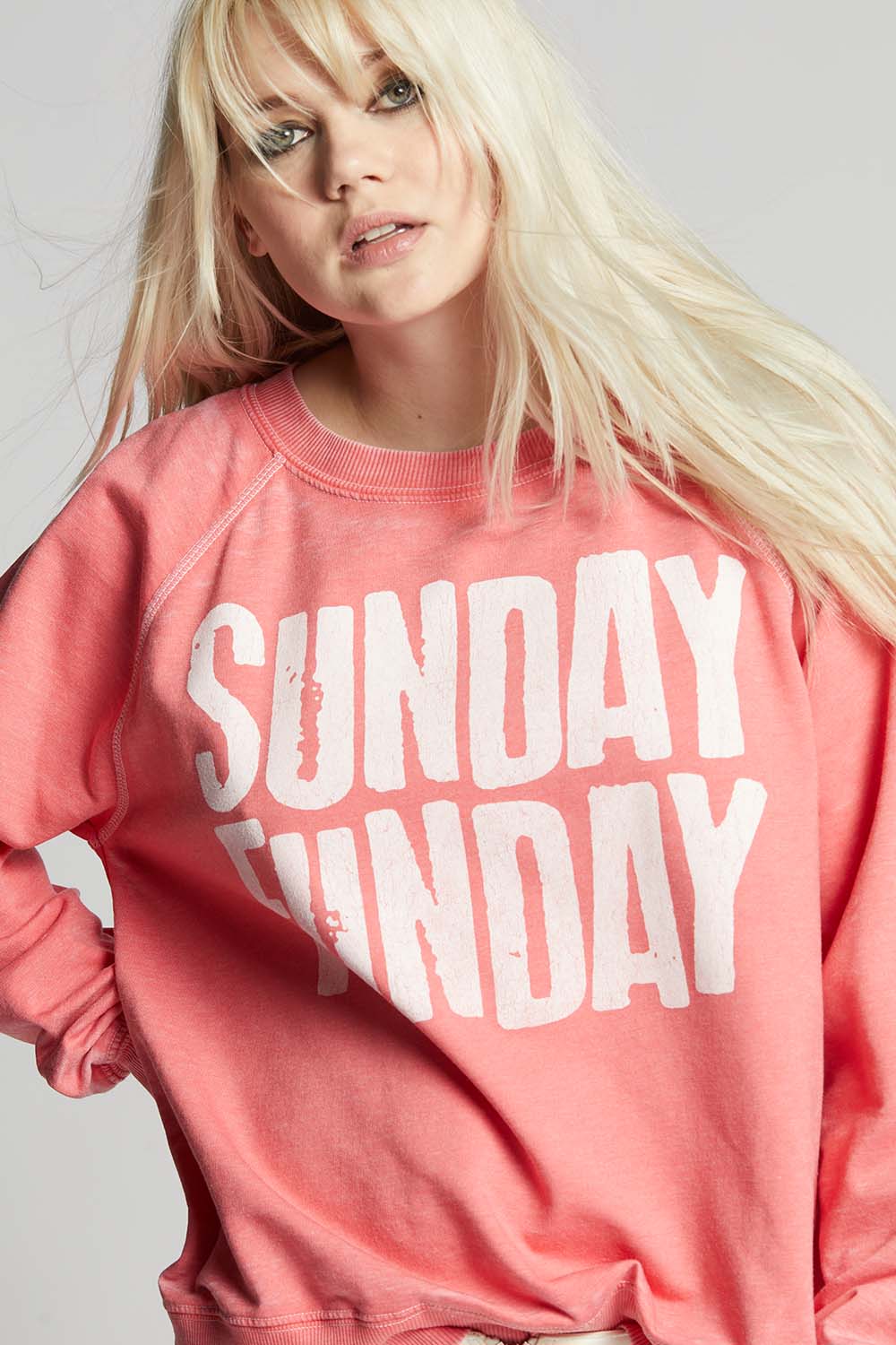 Sunday Funday Oversized Statement Sweatshirt