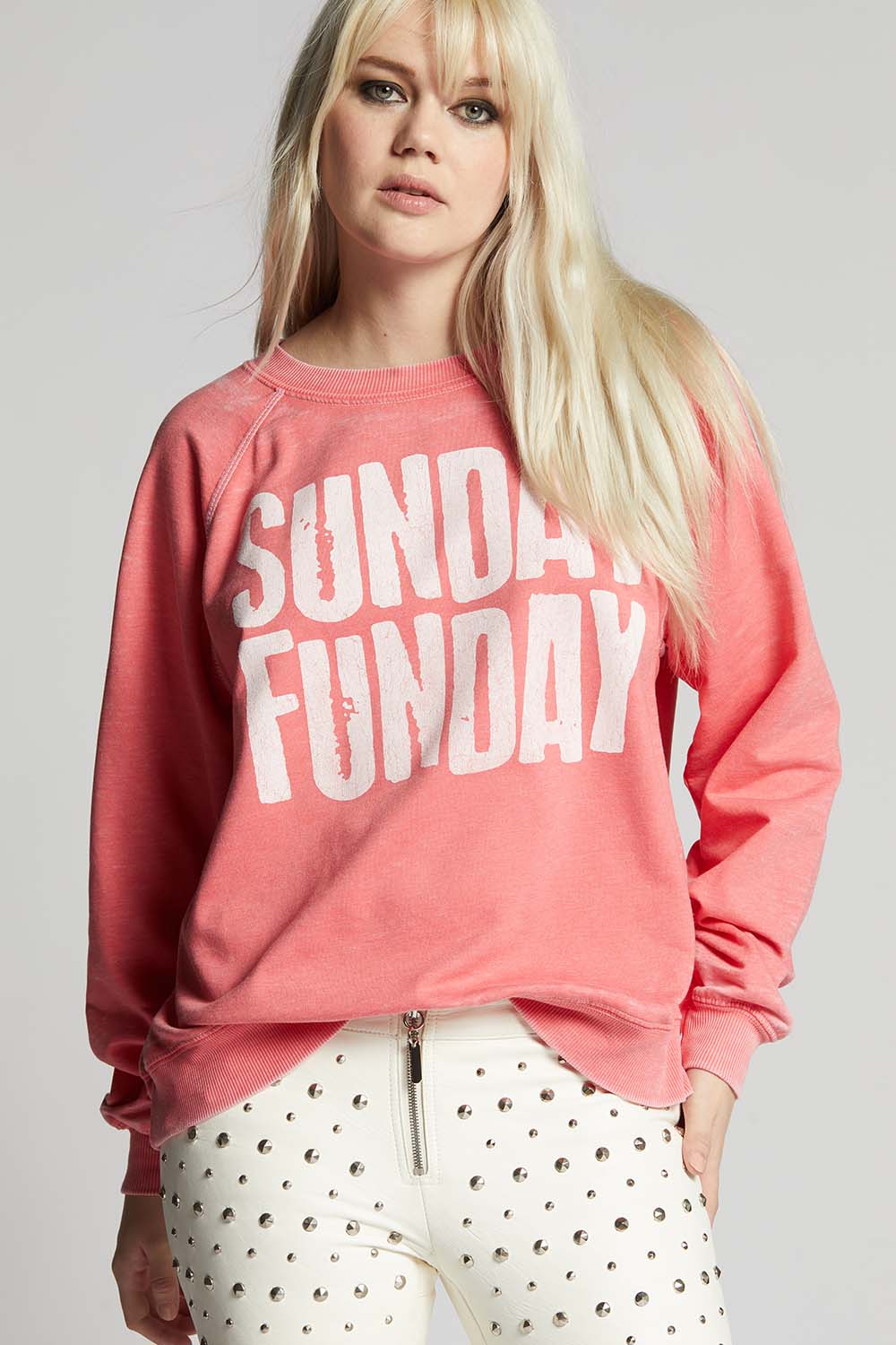 Sunday Funday Oversized Statement Sweatshirt