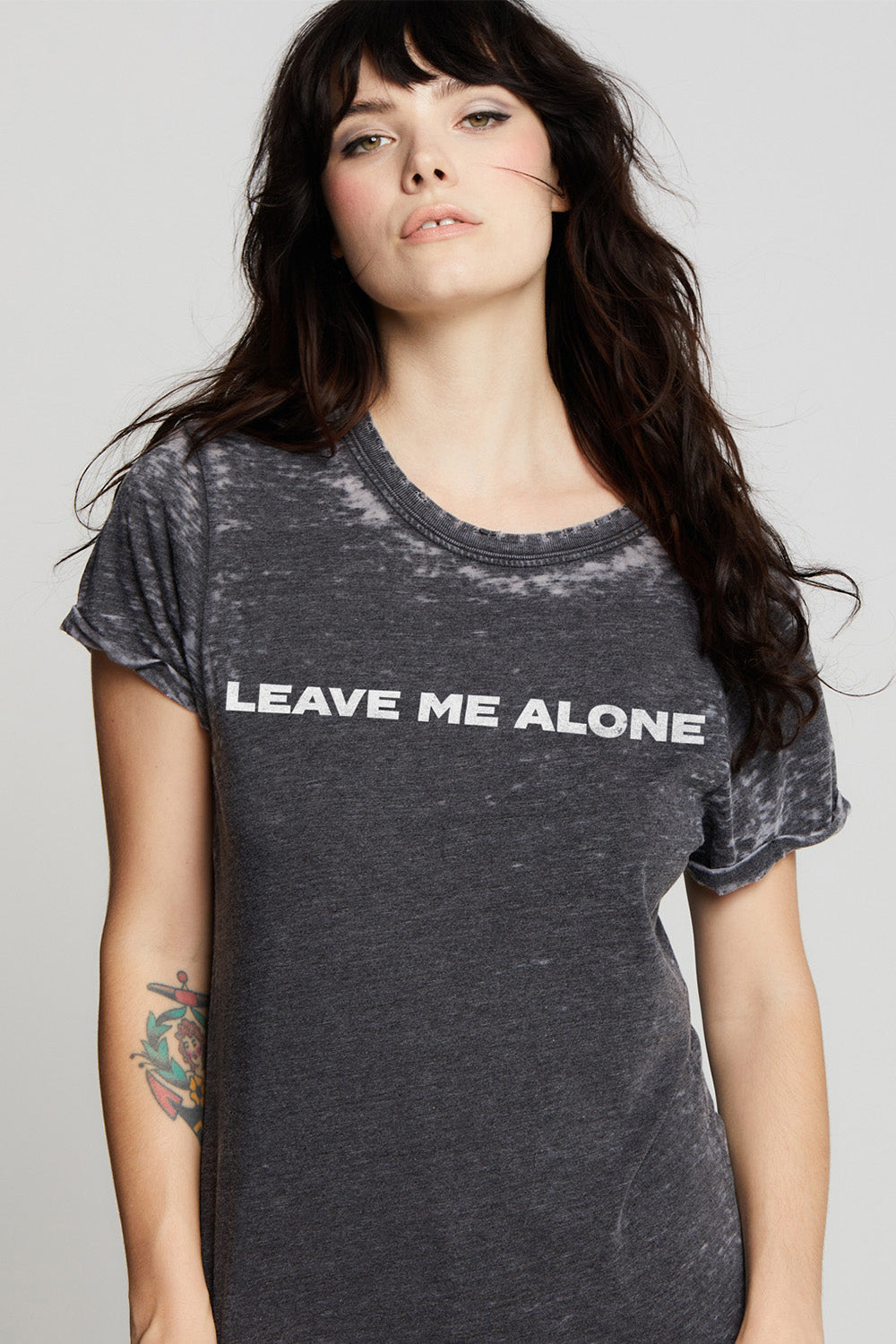 Leave Me Alone Fitted Tee