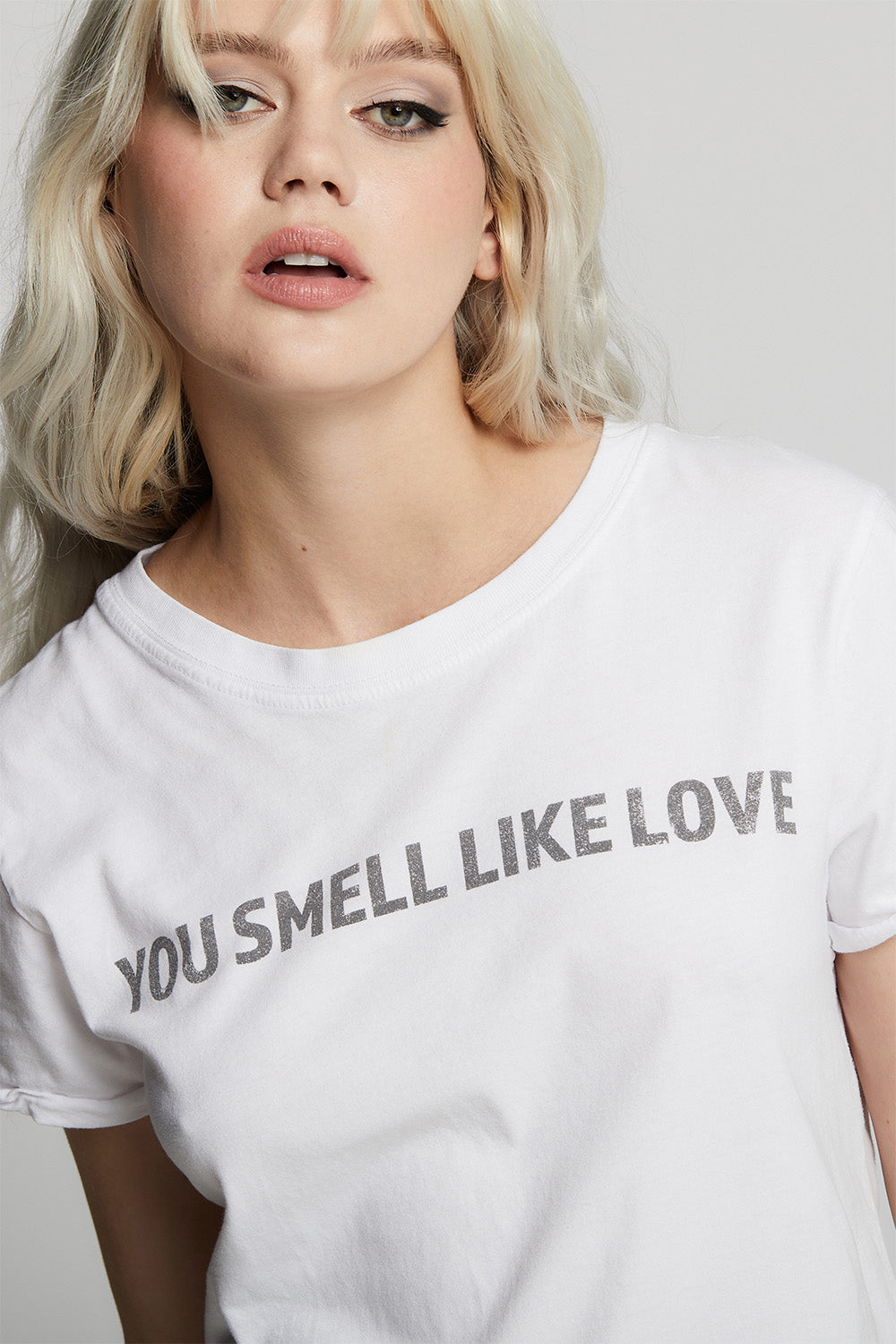 You Smell Like Love Fitted Tee